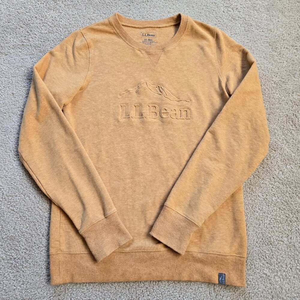 NWOT L.L. Bean Embossed Sweatshirt XS